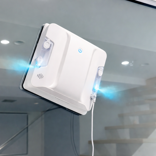 Robot lave-vitres automatique 3800 Pa 2 sprays avec application