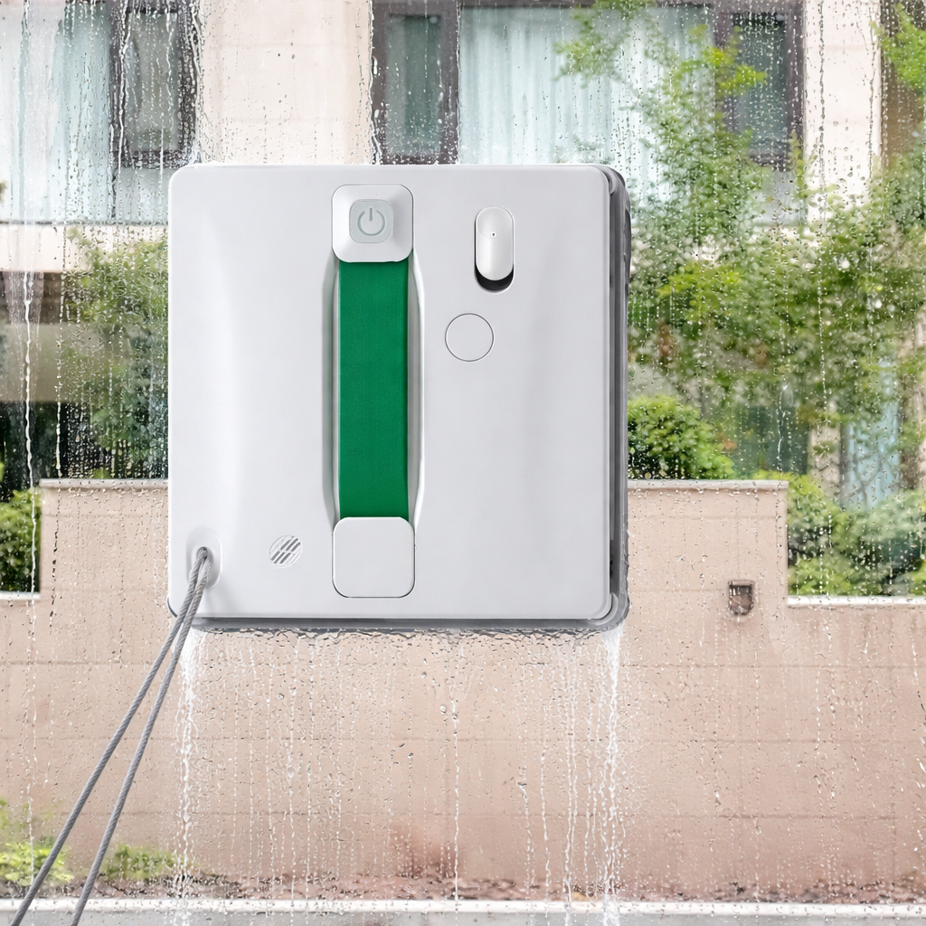 Robot lave-vitres automatique 8000 Pa 4 sprays avec application