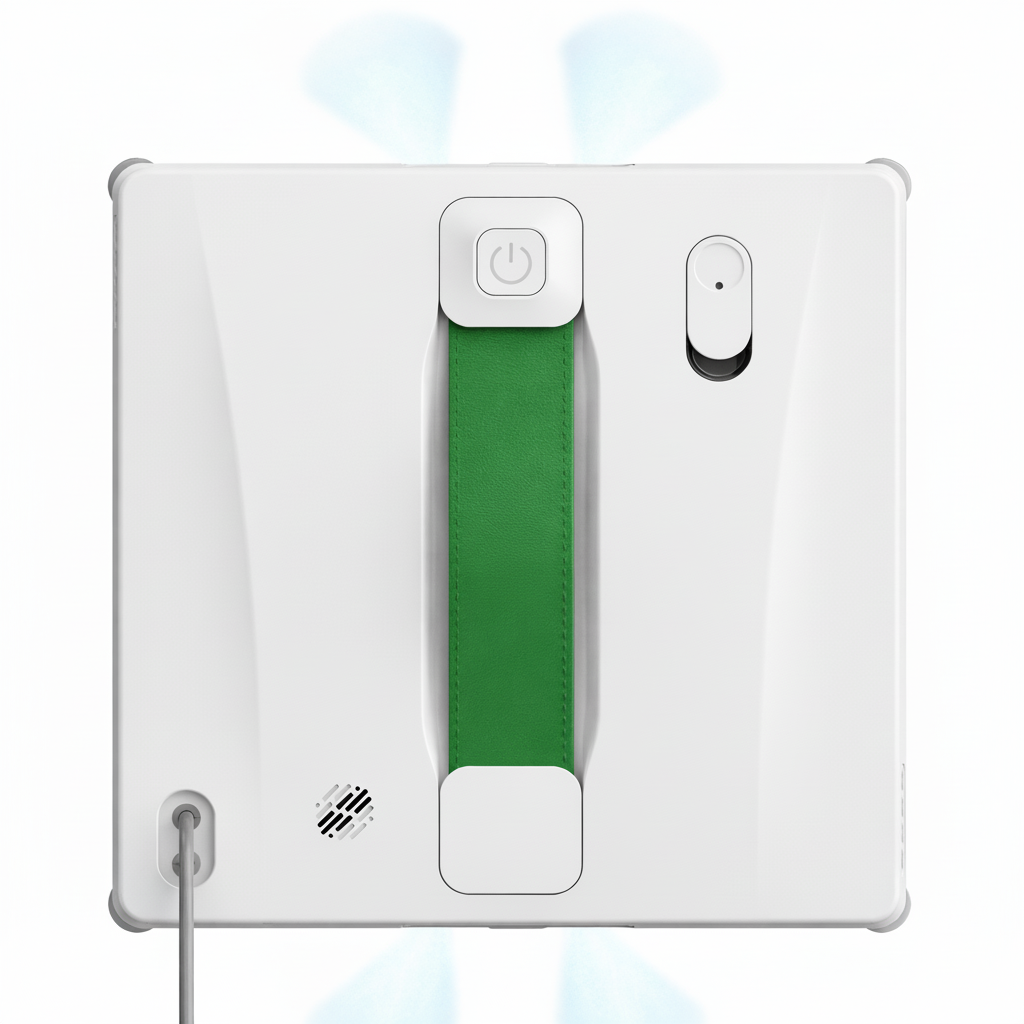 Robot lave-vitres automatique 8000 Pa 4 sprays avec application